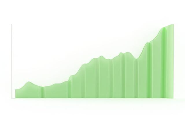 Орманның биомассасы мен биіктігінің уақыт өте келе өсуін көрсететін график